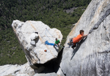 León Riveros logró escalar las reconocidas paredes de Yosemite National Park en California