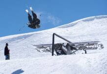 Deportistas chilenos fueron protagonistas del 1win Rail Jam en La Parva